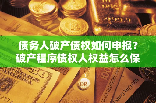 济南债务人破产债权如何申报？破产程序债权人权益怎么保障？