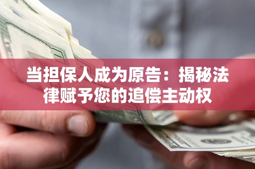济南当担保人成为原告：揭秘法律赋予您的追偿主动权